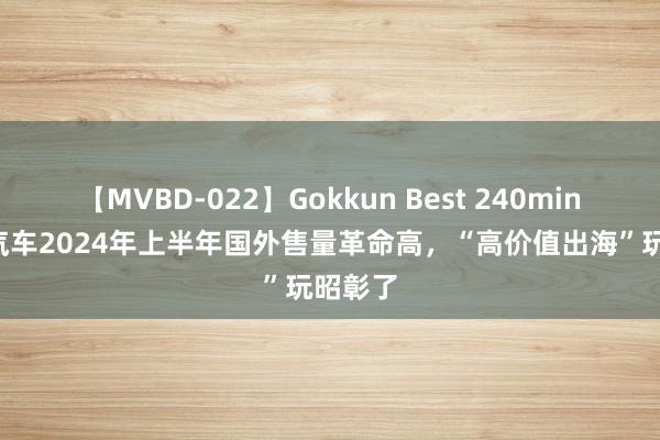 【MVBD-022】Gokkun Best 240min. 祯祥汽车2024年上半年国外售量革命高，“高价值出海”玩昭彰了