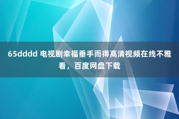 65dddd 电视剧幸福垂手而得高清视频在线不雅看，百度网盘下载